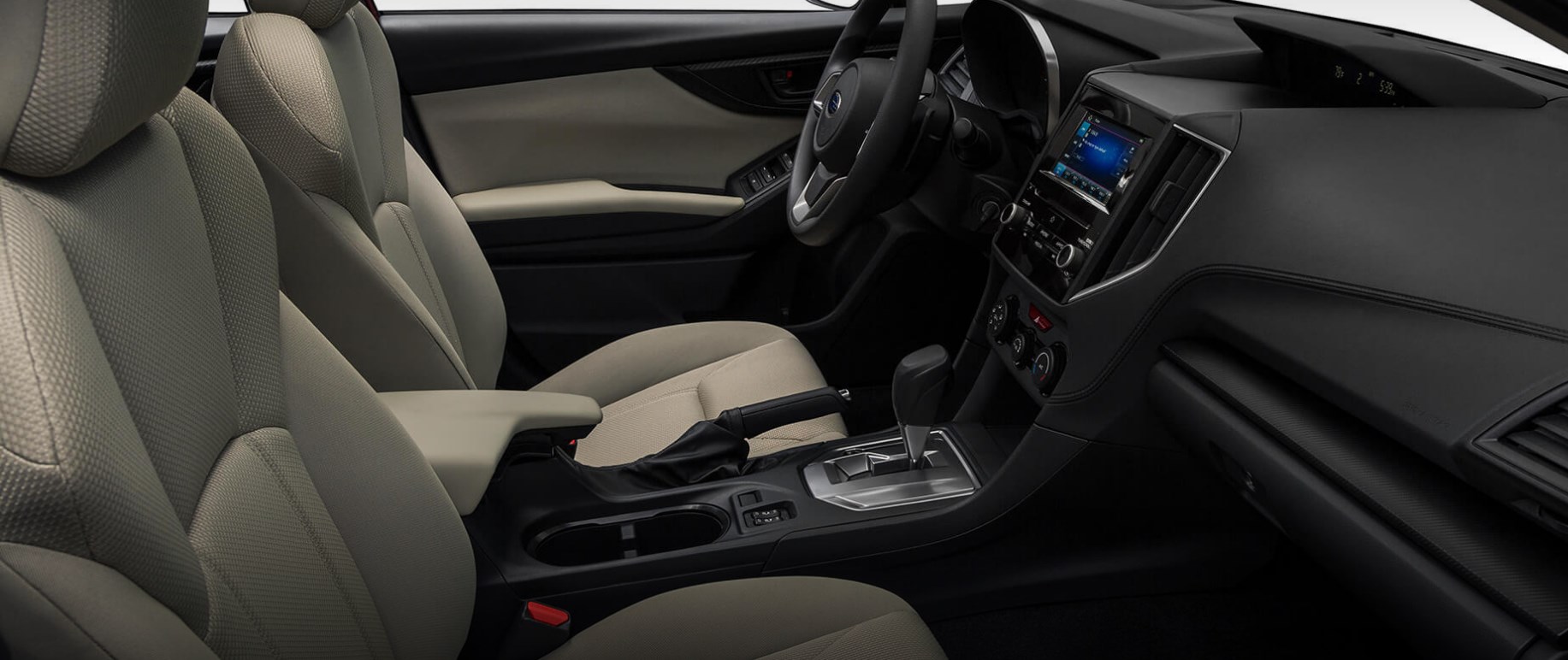 2019 Subaru Impreza Premium Sedan Front Interior Picture